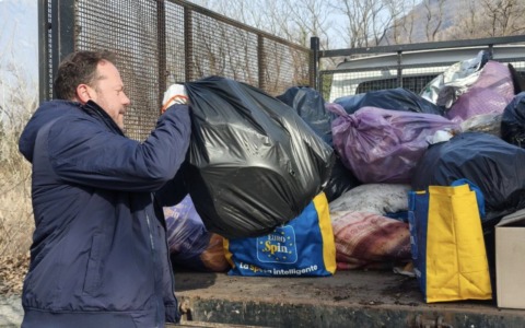 Eugenio Zoffili ancora nei boschi della droga per un intervento di pulizia ambientale