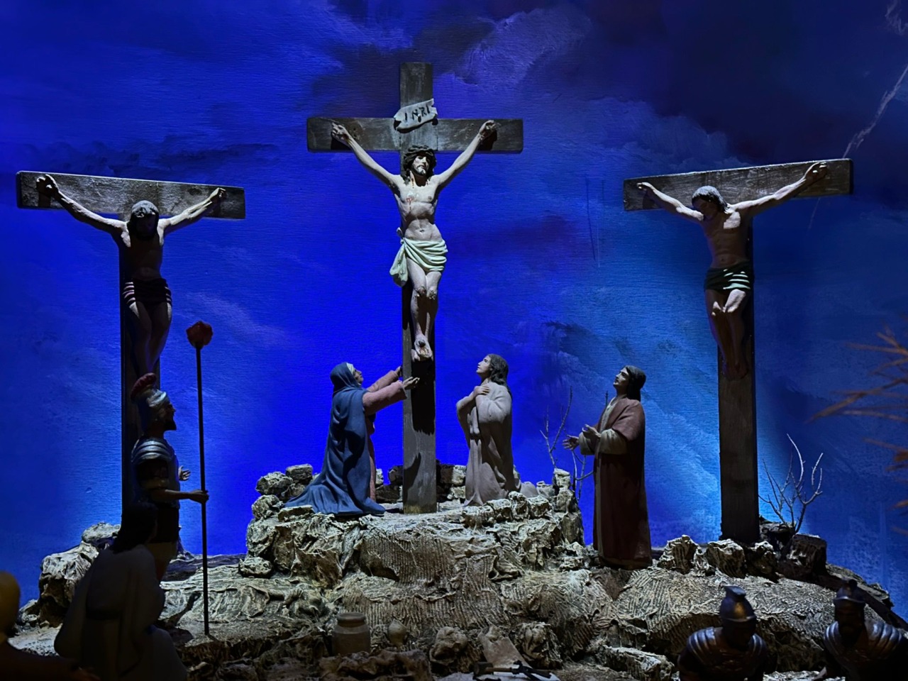 Diorami pasquali, la mostra in chiesa