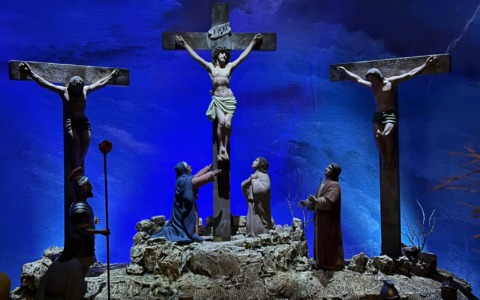 Diorami pasquali, la mostra in chiesa