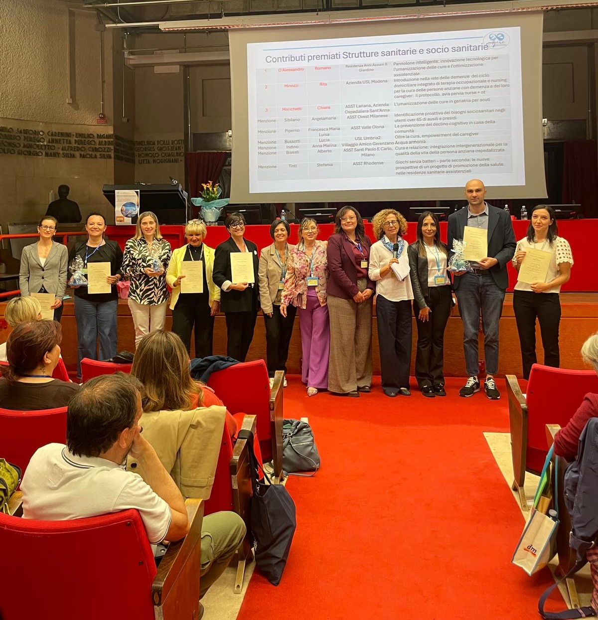 Cure alle persone anziane: premio ad Asst Lariana