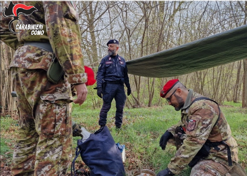 Spaccio nei boschi: arrestato un uomo