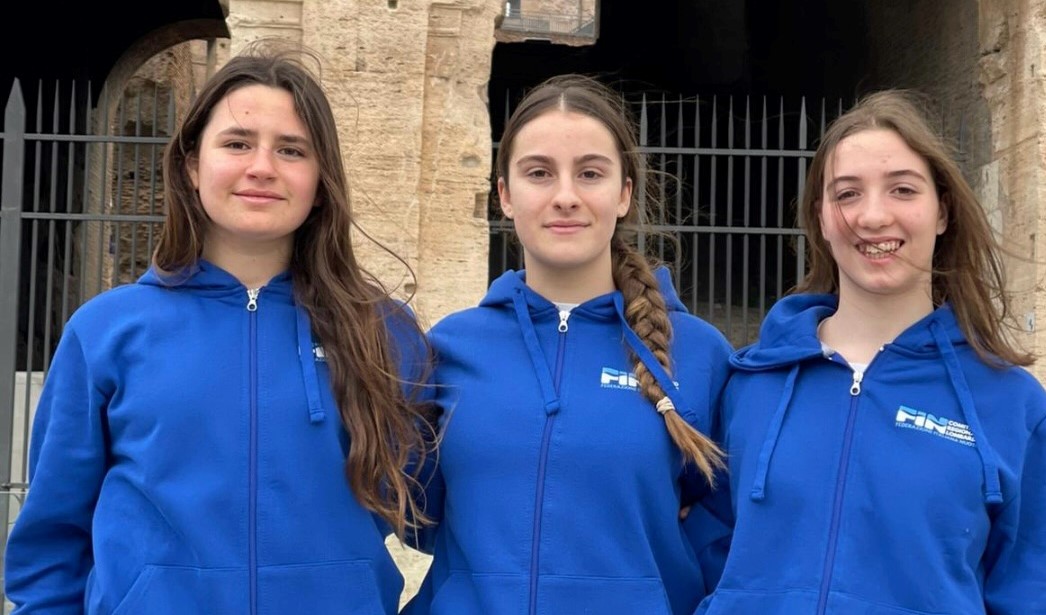 Ariele Gerletti, Beatrice Furlan e Sofia Bartesaghi da Como alla Lombardia