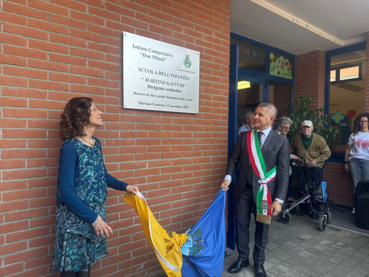 L’asilo intitolato all’ex dirigente scolastico Martino Gaffuri