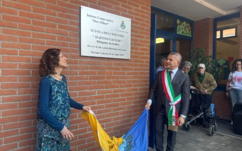 L’asilo intitolato all’ex dirigente scolastico Martino Gaffuri