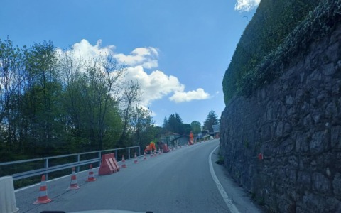 Cantieri sulla Valassina: semafori e modifiche al traffico verso Bellagio