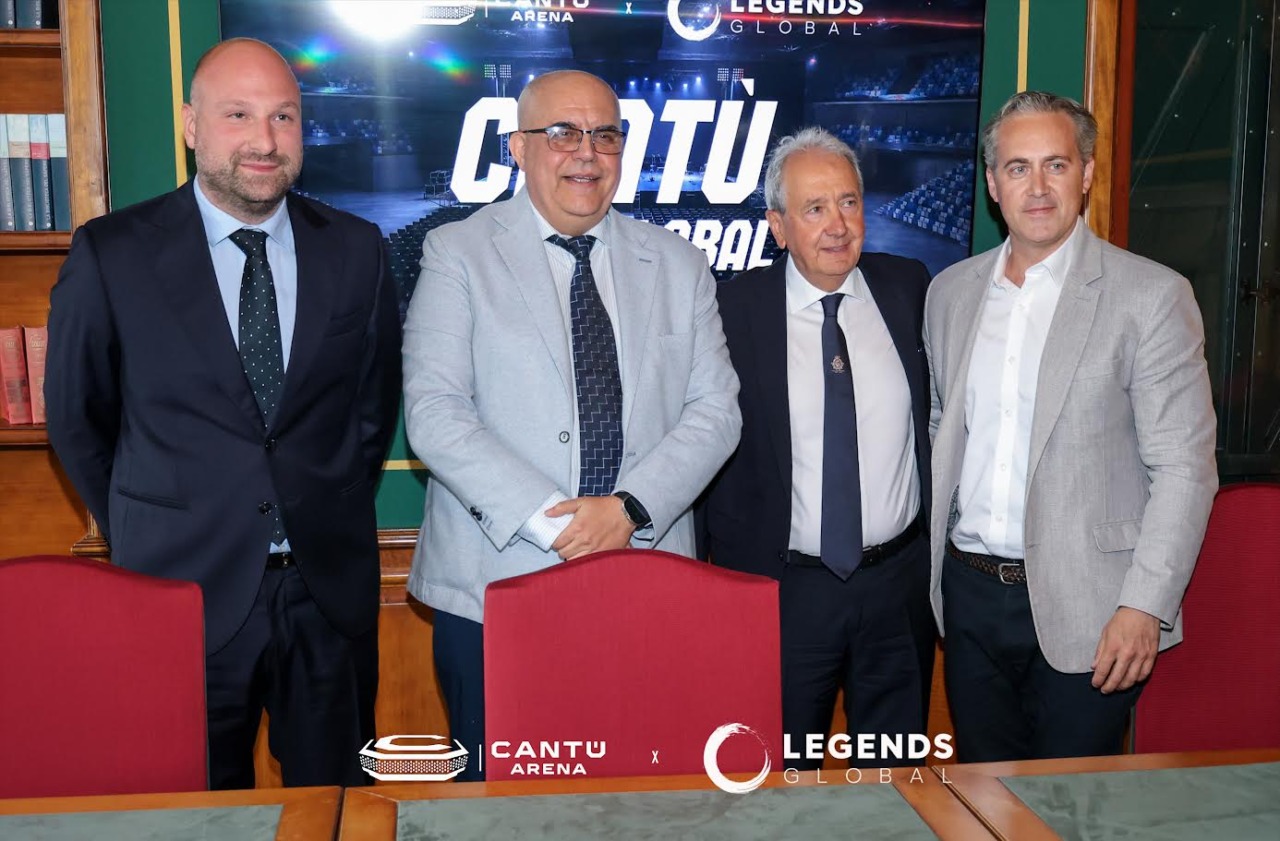 Firmato con Legends Global il contratto di gestione di Cantù Arena