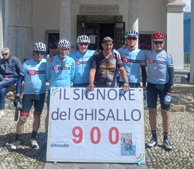Traguardo del Ghisallo tagliato 900 volte: Salvatore Porcini da Guinness dei Primati