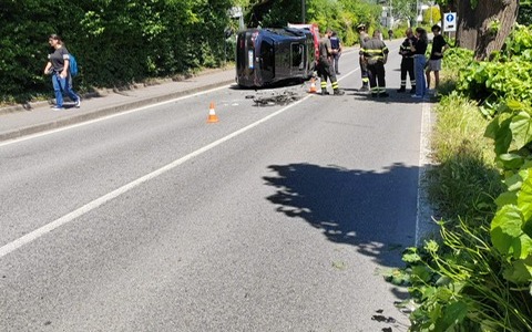 Incidente sulla Garibaldina, due persone ferite