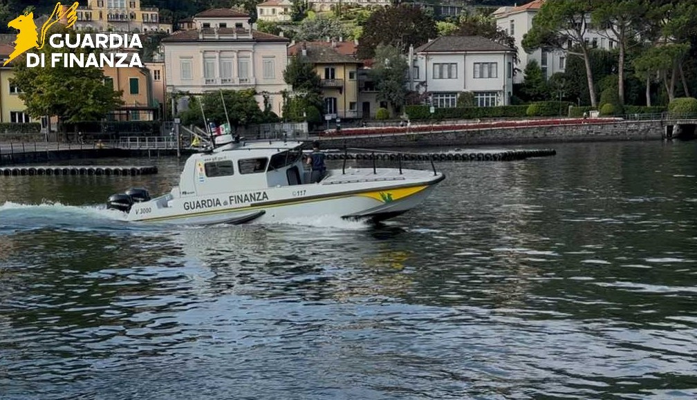 Controlli sul lago delle Fiamme Gialle, sanzioni per 41mila euro