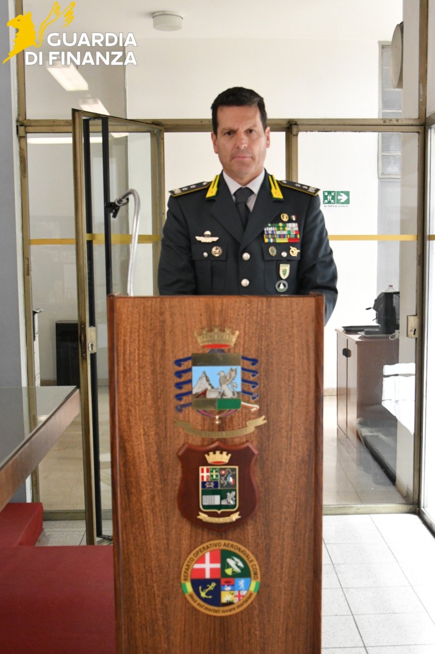 Comandante regionale guardia di finanza in visita a Como