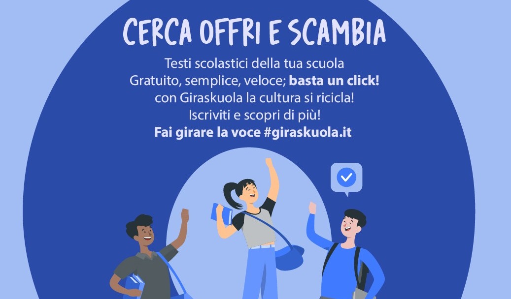 Cantù rinnova l’adesione a Giraskuola, piattaforma per libri e materiali scolastici usati
