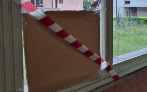 Palestra Bomman  degrado alla struttura sportiva