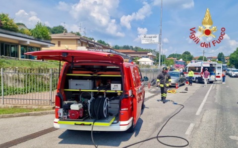 Paura ad Appiano Gentile, pedone travolto da una moto: è grave