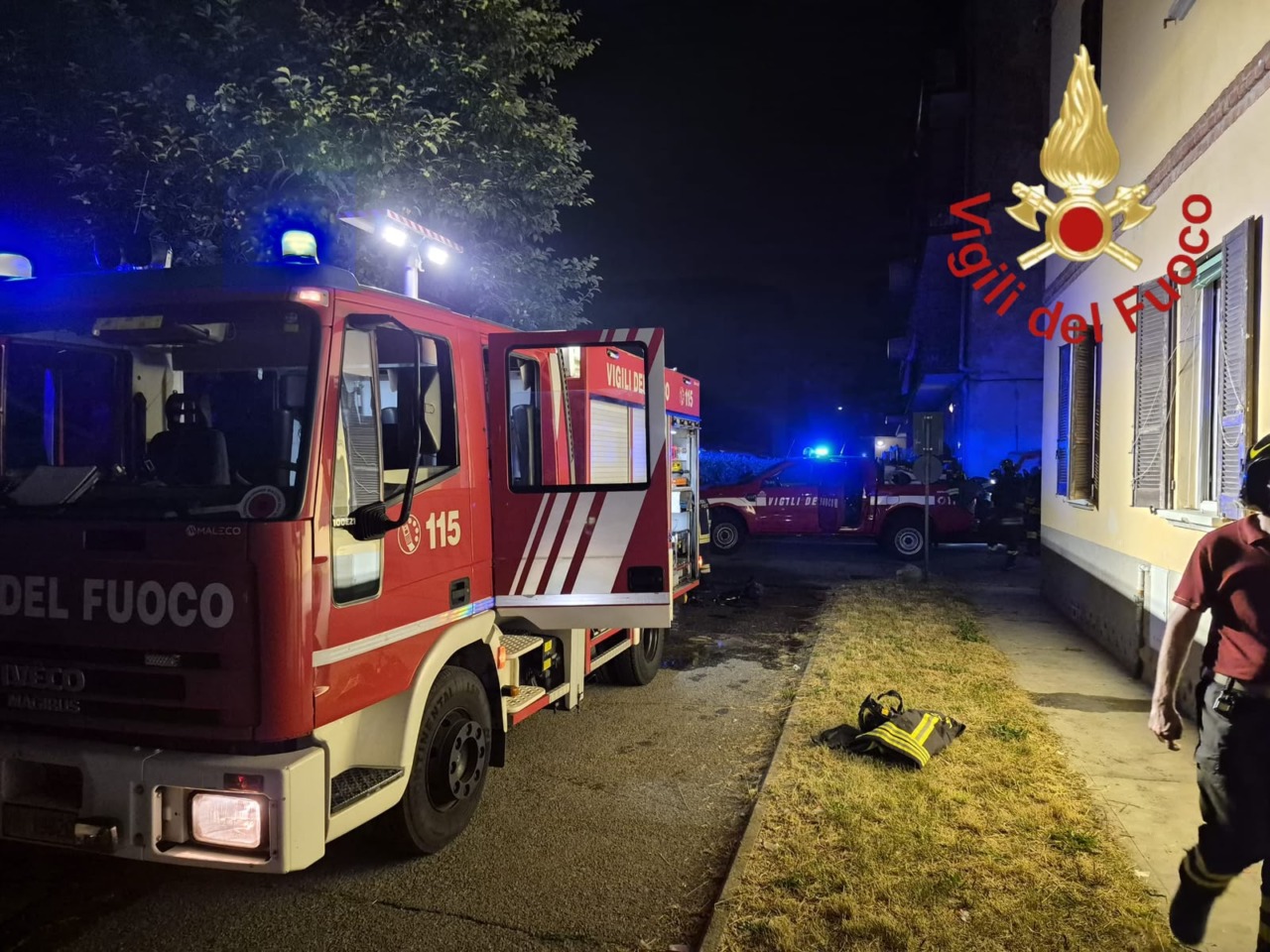 Incendio Lomazzo, muore 70enne