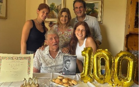 Angelo Lanfranchi spegne cento candeline