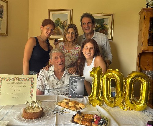 Angelo Lanfranchi spegne cento candeline