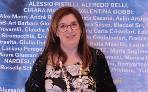 Un dipinto di Anna Catalano al Festival della musica classica di Vieste