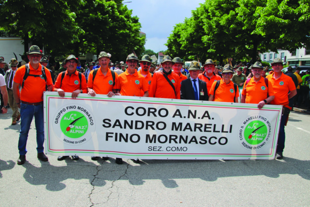 Armonie alpine, a Fino Mornasco la prima rassegna dei cori e delle fanfare degli Alpini comaschi