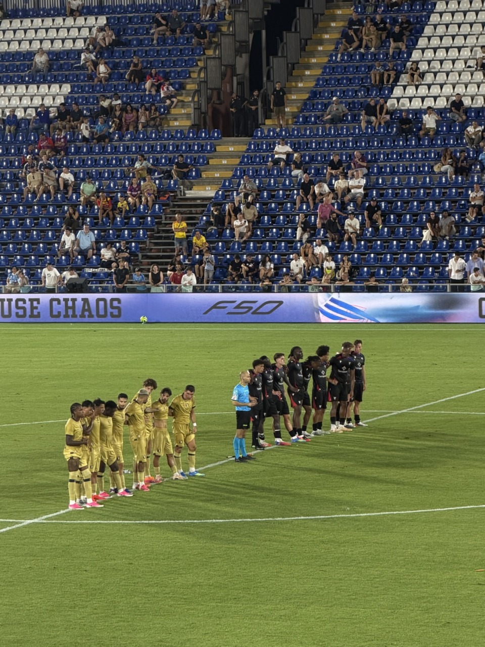 Crystal Palace-Famalicão, squadre schierate durante i rigori, Como Cup 2026