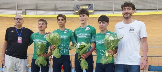 Ciclismo su pista, trionfo brianzolo al Vigorelli per gli allievi del Pool Cantù – Sovico – GB Team