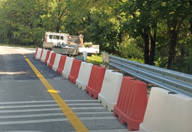 Sp 41, al via la posa di oltre 500 metri di nuove barriere di sicurezza