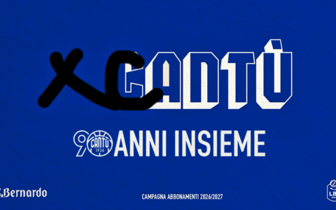 Pallacanestro Cantù, partita la campagna abbonamenti XCantù