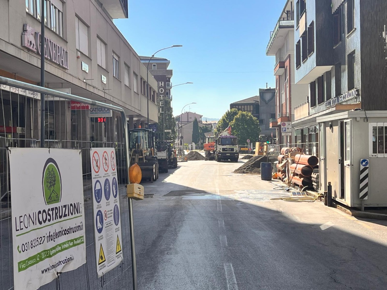 Rete fognaria, si prolunga la chiusura del centro città