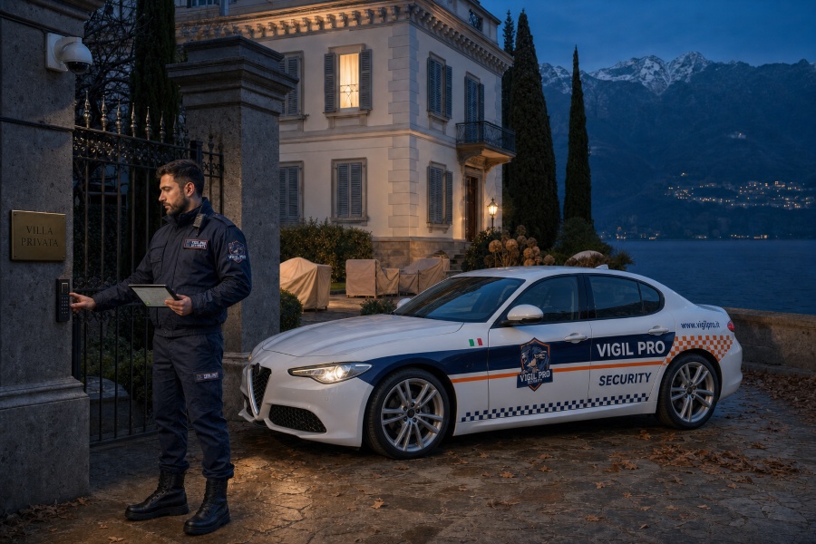 Vigilanza privata a Como: come proteggere ville e seconde case del Lario fuori stagione