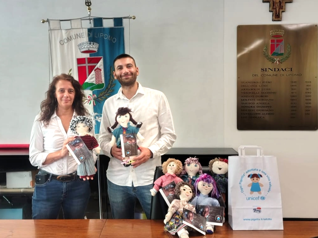 Una pigotta per ogni nuovo nato: rinnovato l’impegno con Unicef