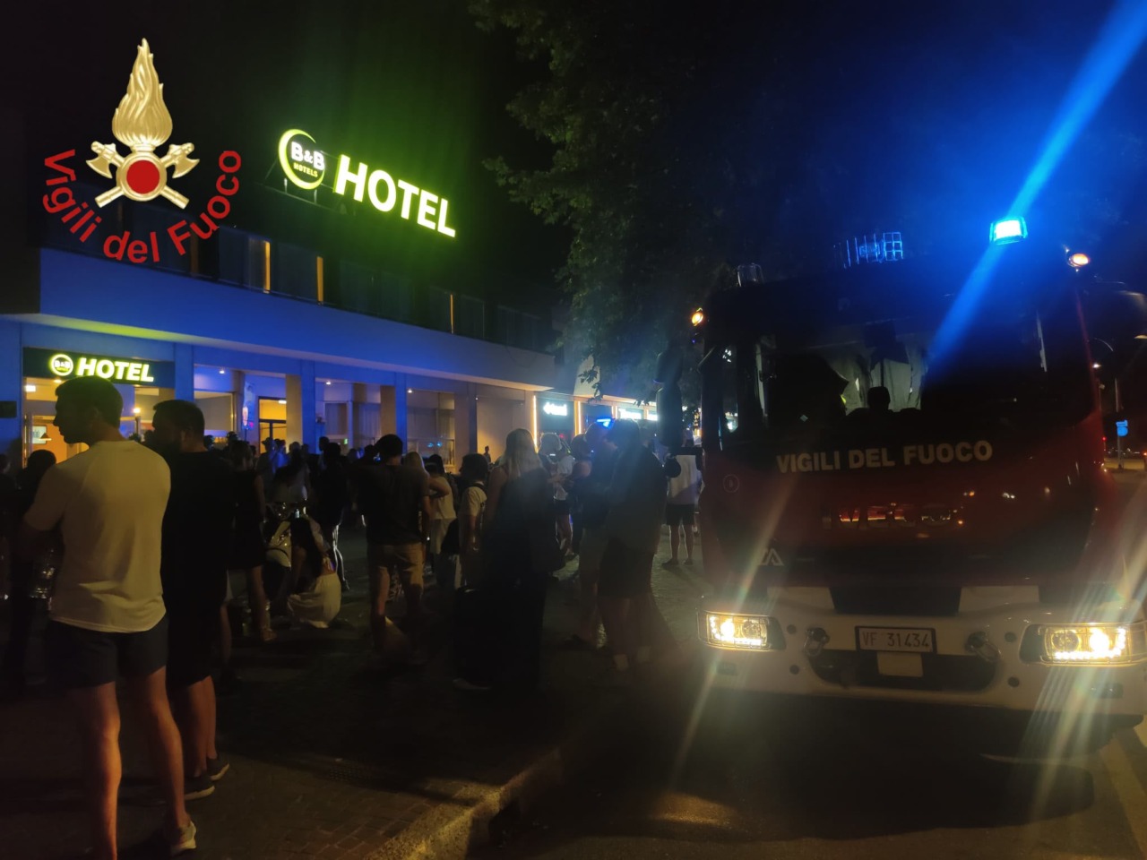 Paura in un hotel del centro città