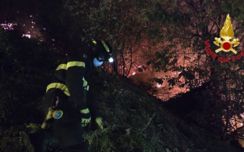 Monte Goi: massimo impegno della Protezione civile, il plauso di Fontana