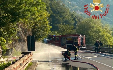 Fuga di gas, intervengono i Vigili del fuoco