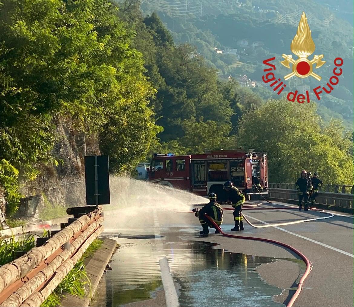 Fuga di gas, intervengono i Vigili del fuoco