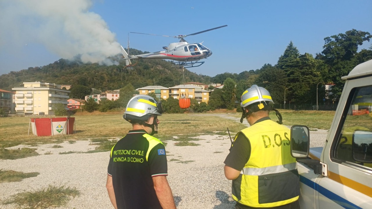 Incendio del Monte Goj, proseguono le attività di presidio e spegnimento