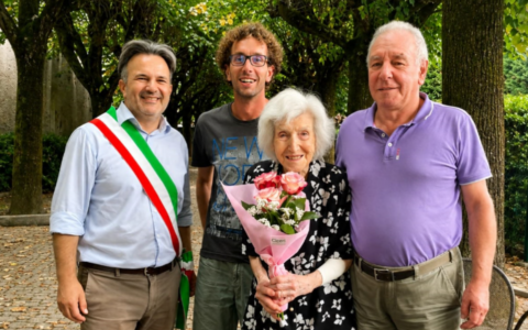 Paese in festa per i 105 anni di Carla Veronelli