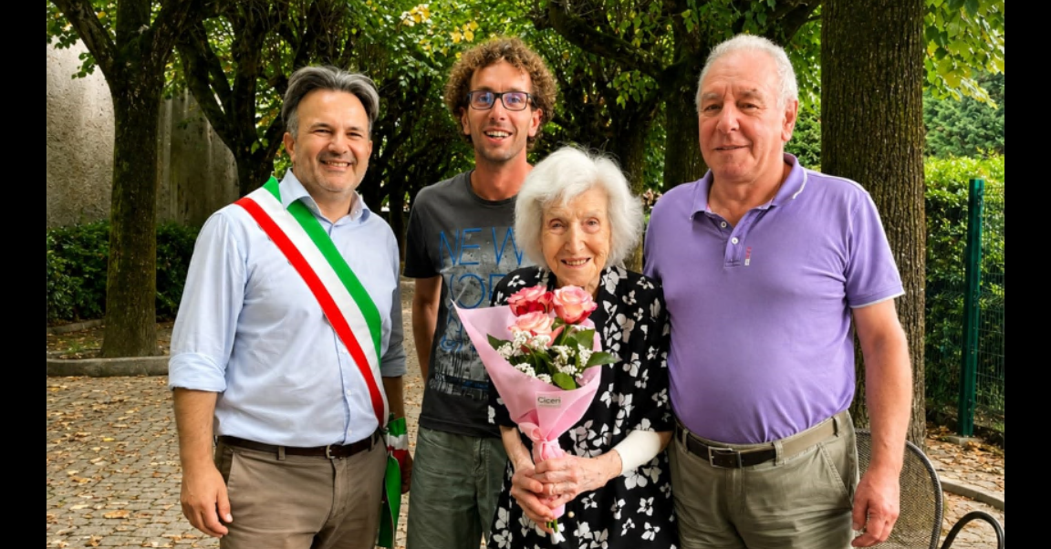 Paese in festa per i 105 anni di Carla Veronelli