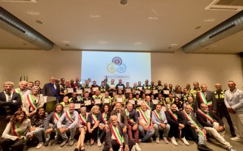 Il grazie delle istituzioni ai volontari di Protezione civile