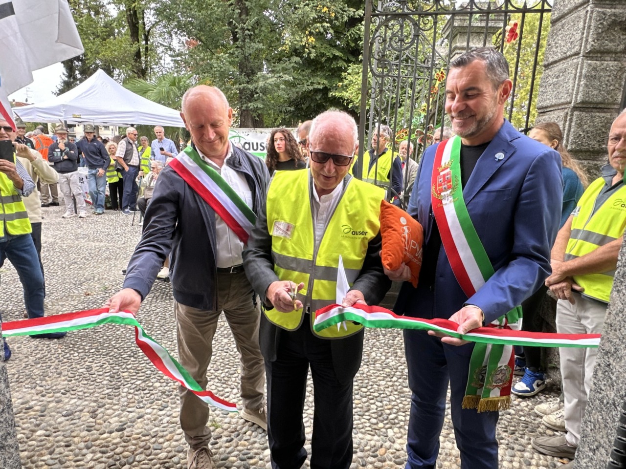 Inaugurata la nuova sede dell’Auser nel parco comunale