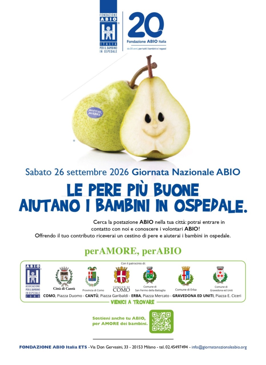 Abio, un gesto d’amore per i bambini in ospedale