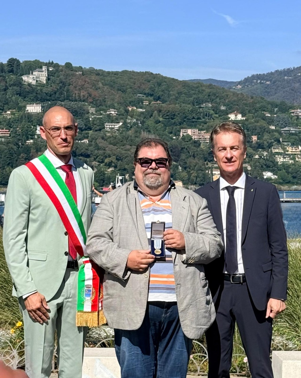 Medaglia d’oro in onore di Felice Broggi, fu internato nel campo di Mauthausen
