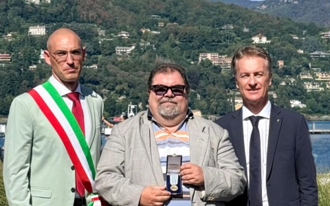 Medaglia d’oro in onore di Felice Broggi, fu internato nel campo di Mauthausen