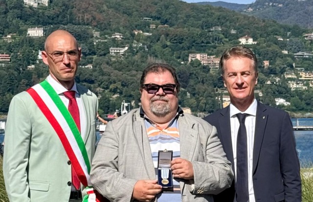Medaglia d’oro in onore di Felice Broggi, fu internato nel campo di Mauthausen