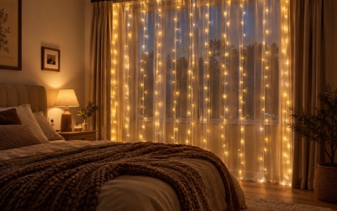 Luci natalizie per interni: idee per soggiorno, ingresso e camera da letto