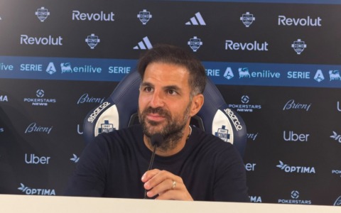 Como-Sassuolo 2-0, Fàbregas: “Sono contento, la squadra sta crescendo”