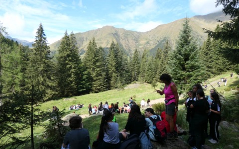 Primini a scuola in anticipo ma in montagna