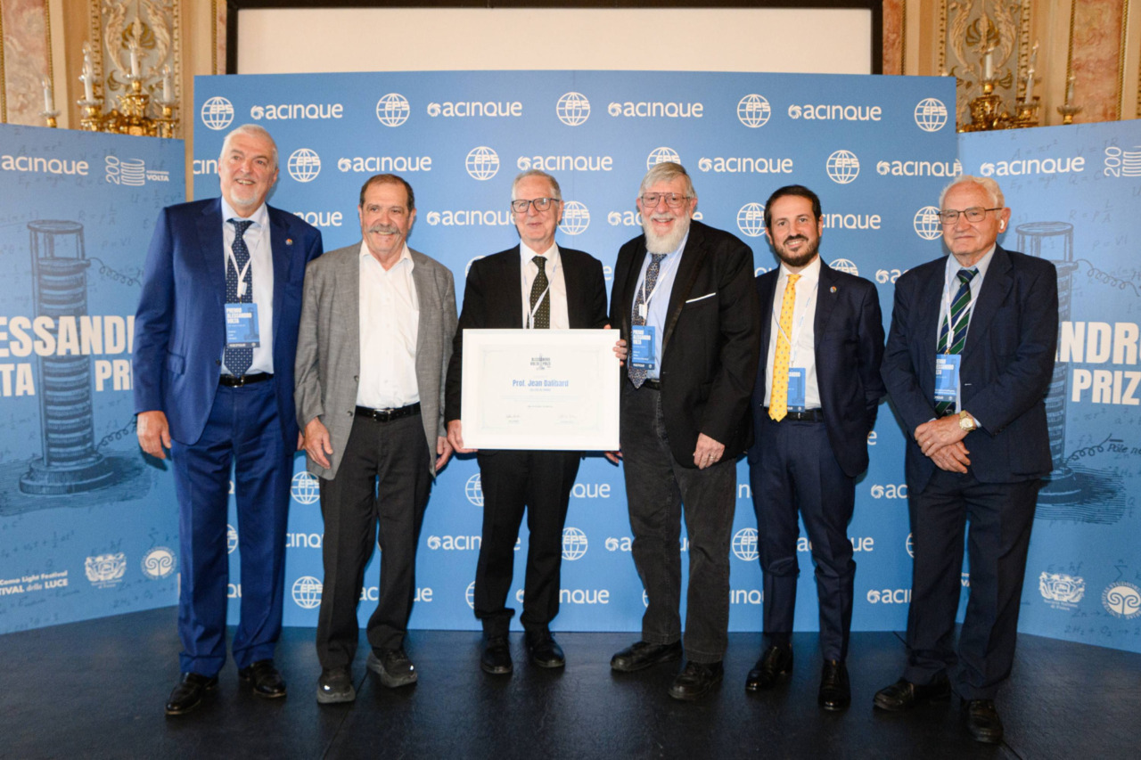 Premio Volta a Jean Dalibard, lo scienziato che ha “fermato” gli atomi con la luce