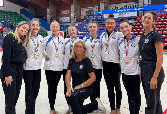 Ginnastica ritmica, si tinge d’oro la prima prova di serie C per Ginnica 96