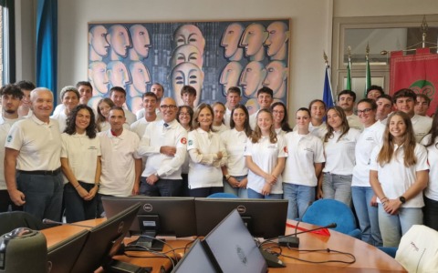 Studenti e studentesse medagliate del Cus Insubria premiati dalla rettrice dell’Università