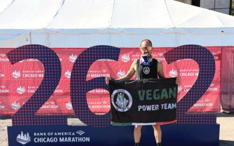 Dario, vegan e maratoneta