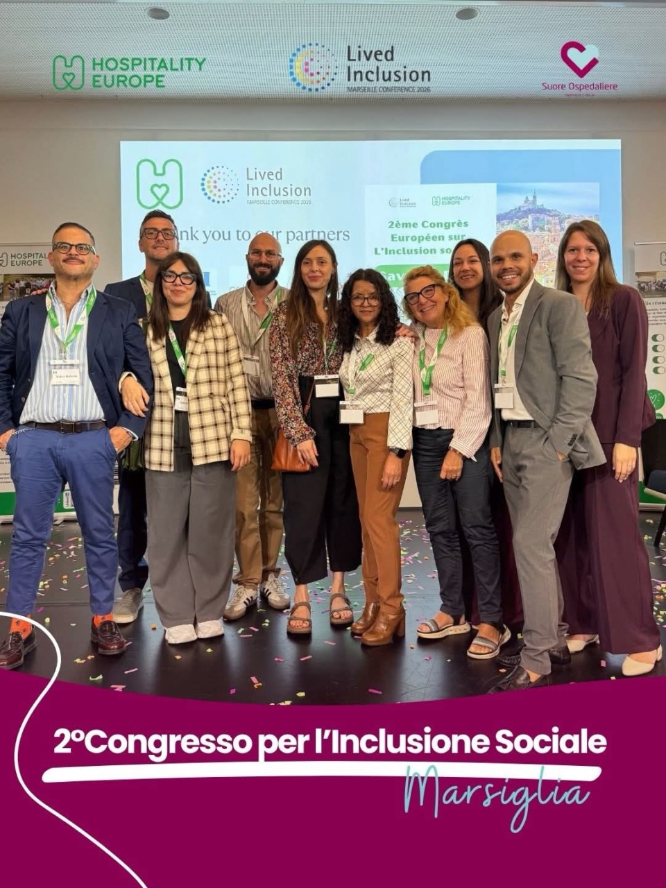 Le Suore Ospedaliere al 2° Congresso per l’Inclusione Sociale 2026 a Marsiglia